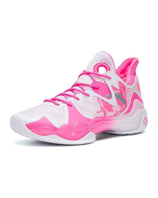 Anta Pink Shock Wave 4 Phosphor' for men