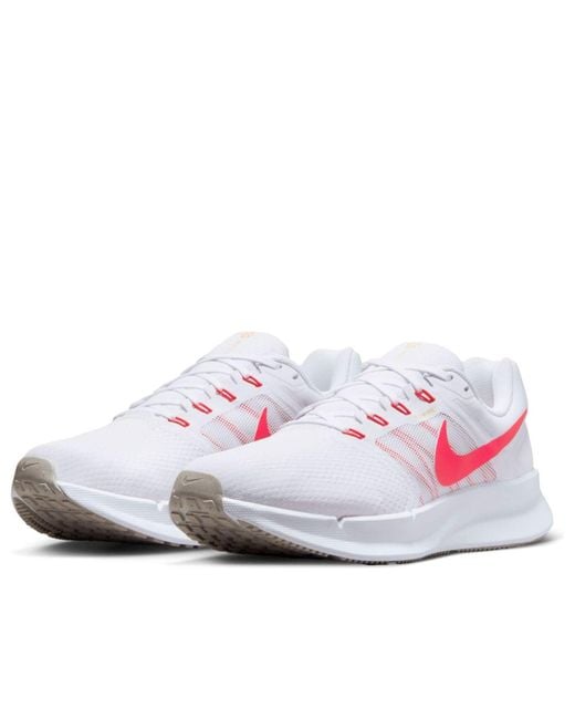 Nike White Run Swift 3 Bright Crimson' for men
