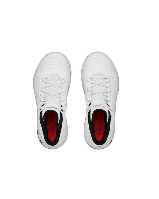 Under Armour White Hovr Havoc 2 Halo' for men