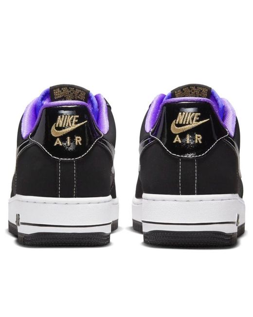 Nike Black Air Force 1 Low '07 Lv8 Emb 'World Champ for men