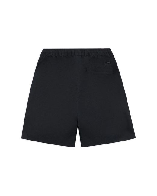 Li-ning Black X Disney Embroidered Logo Shorts for men