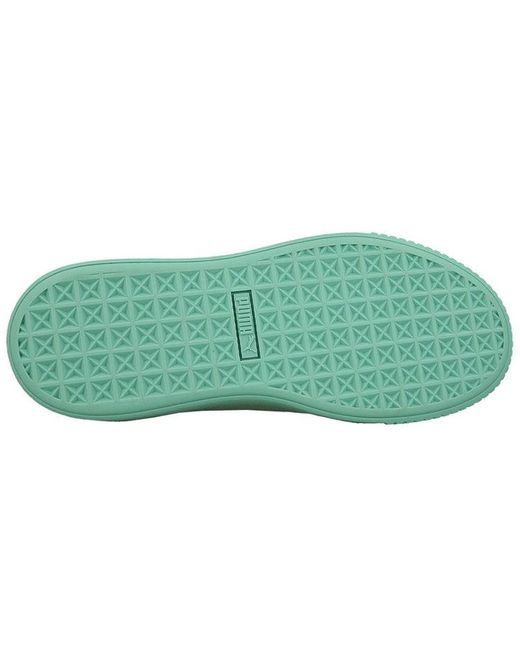 PUMA Blue (Wmns) Basket Platform Reset 'Peppermint'