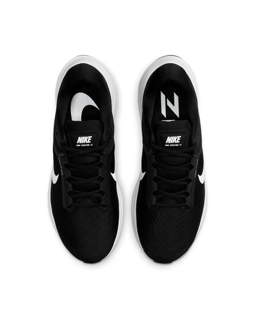 Nike Black Air Zoom Structure 24 for men