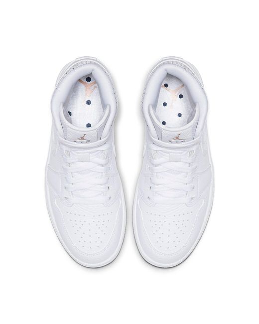 Nike White (Wmns) 1 Mid 'Unit Totale'