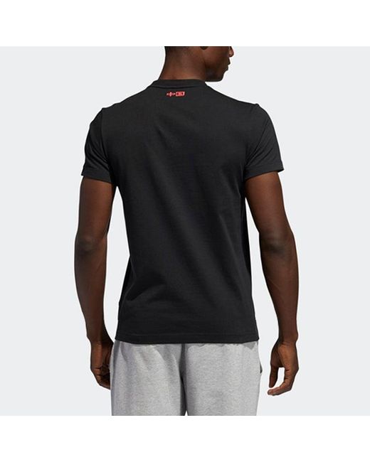 Adidas Black Gfx T China Short-Sleeve Tee for men