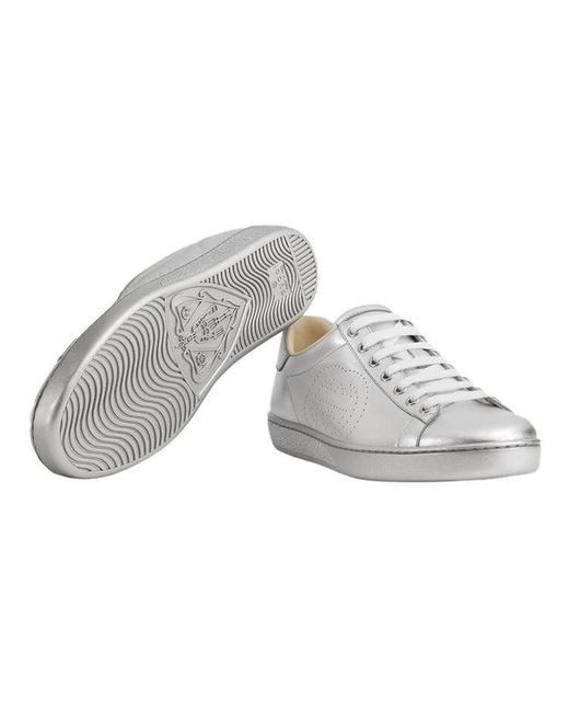 Gucci White (Wmns) Ace 'Metallic'