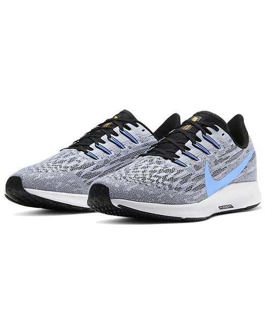 Nike zoom pegasus 36 mens black hot sale