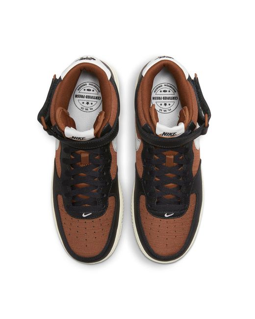 Nike Black Air Force 1 Mid '07 Lx 'Certified Fresh for men
