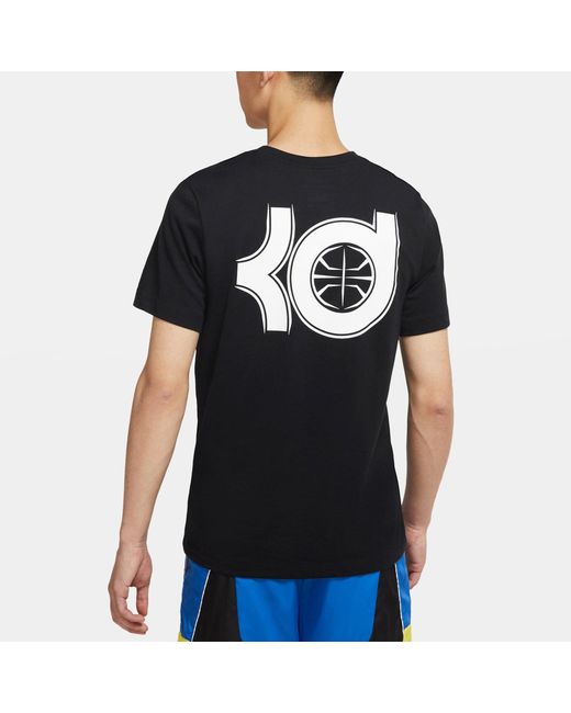 Nike Black As Nk Dry Kd Ssnl Logo Tee for men