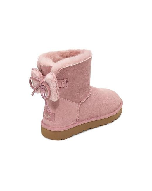 Ugg Pink (Wmns) Classic Dudble Bow Mini