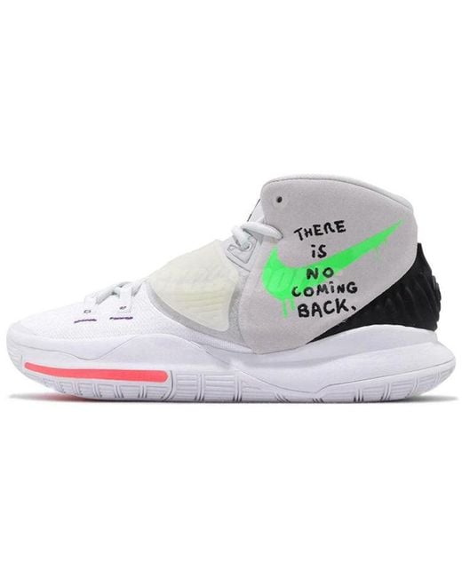 Nike White Kyrie 6 'There Is No Coming Back' for men