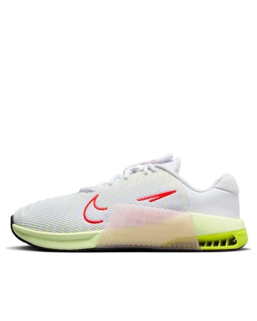Nike White Metcon 9 Workout Shoes