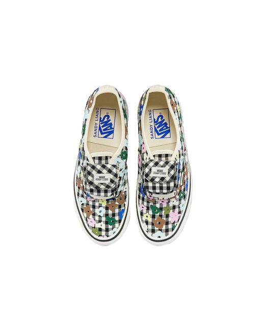 Vans Blue Sandy Liang X Authentic 44 Dx 'Checkerboard Floral' for men