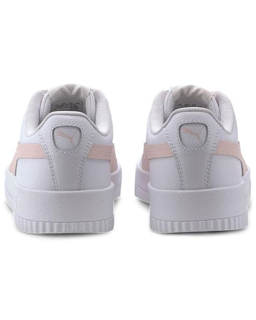 PUMA White (Wmns) Carina Leather Rose Water'