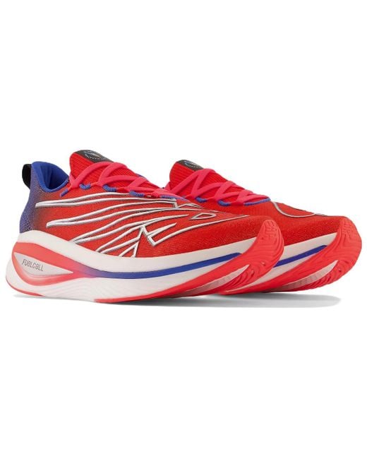 New Balance Red Fuelcell Supercomp Elite V3 'Tcs Nyc Marathon' for men