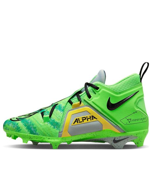 Nike Green Alpha Menace Pro 3 'Razor-Sharp Cuts' for men