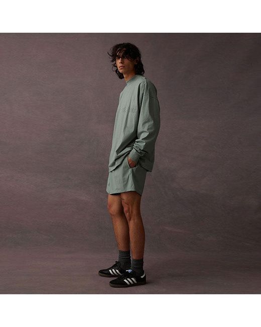 Fear Of God Green Ss23 Long Sleeve Logo Tee 'Sycamore' for men