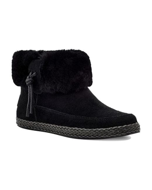 Ugg Black (Wmns) Elowen Fleece Lined Snow Boots