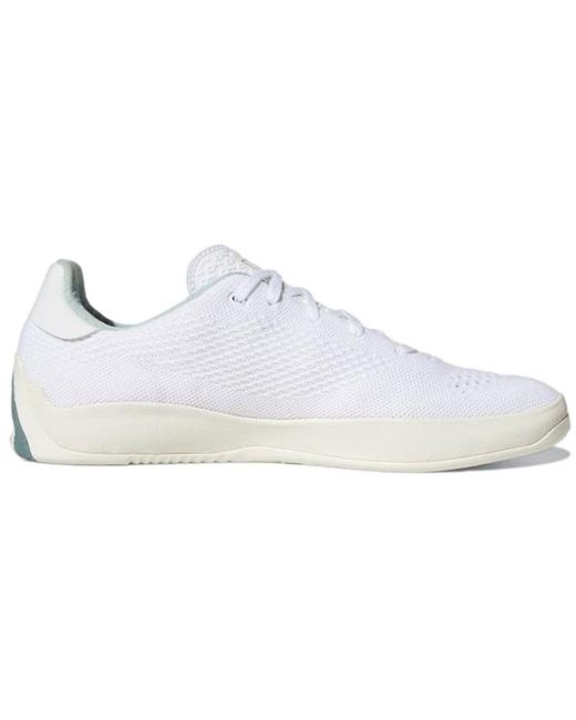 Adidas White Puig Primeknit Primeblue Hazy Emerald' for men