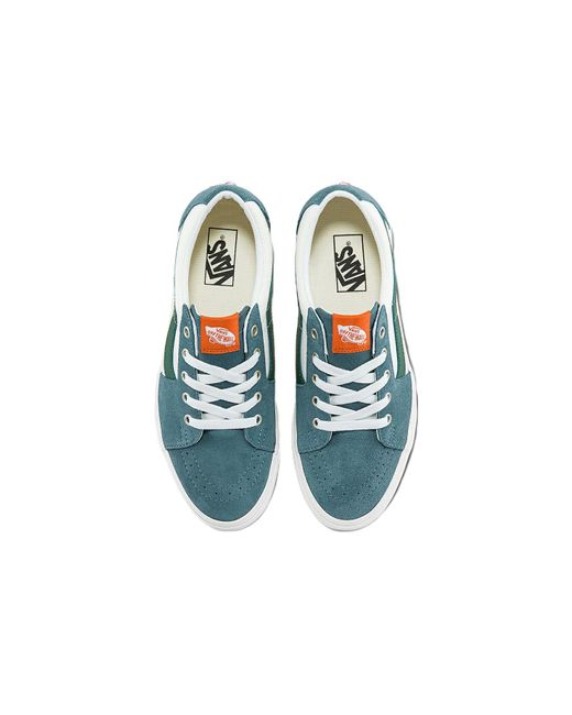 Vans Blue Sk8-Low Low Tops Casual Skateboarding Shoes for men