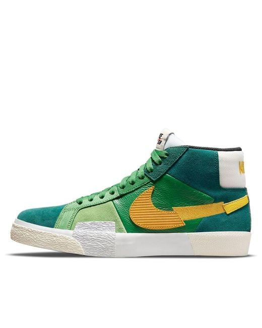 Nike Green Zoom Blazer Mid Premium Sb 'Mosaic Pack for men
