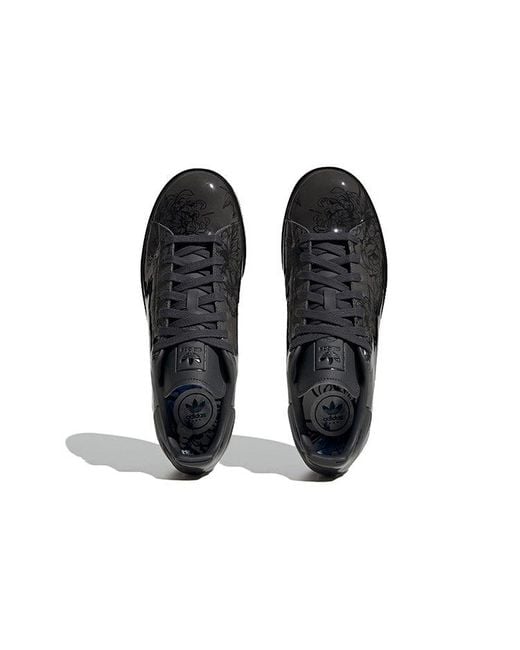 Adidas Black Stan Smith 'Chinese Porcelain' for men