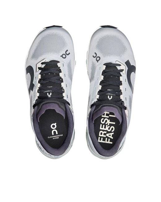 On Shoes Gray Cloudmonster Hyper 'Glacier Ivory' for men