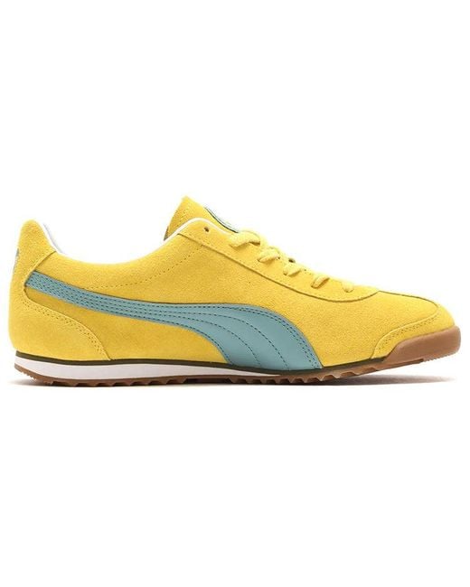 PUMA Yellow Arizona Low Top Athleisure Casual Sports Shoe for men