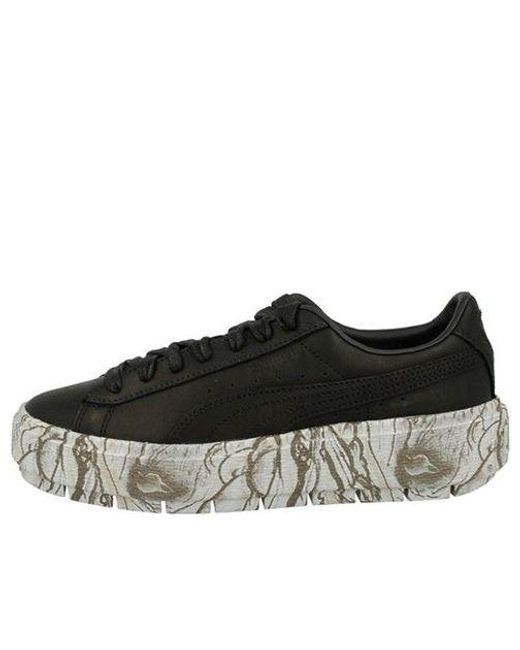 puma platform trace black