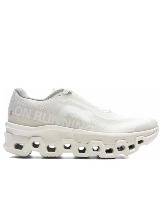 On Shoes White (Wmns) X Invincible Cloudmonster 2 'Ivory'
