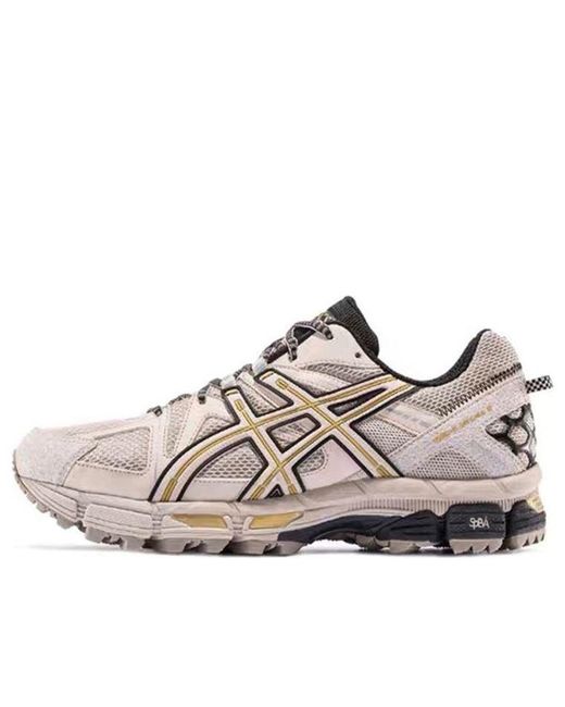 Asics White Gel-Kahana8 Shoes for men