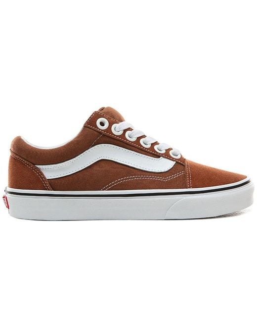 Vans Brown Old Skool Os Shoes for men