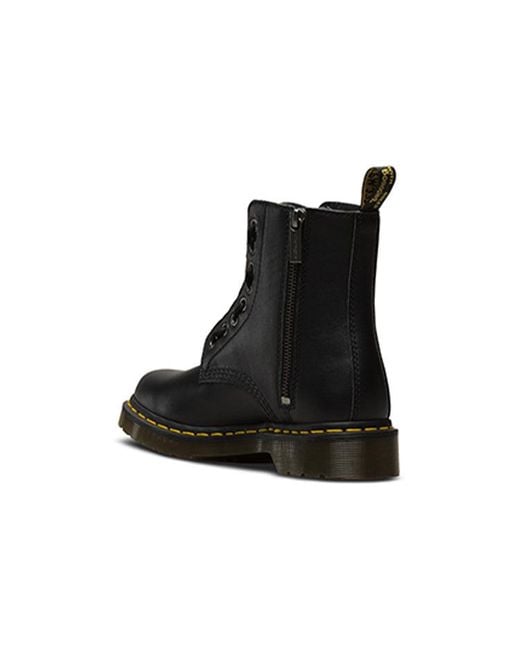 Dr. Martens Black (Wmns) 1460 Pascal Front Retro High Top Martin Boots