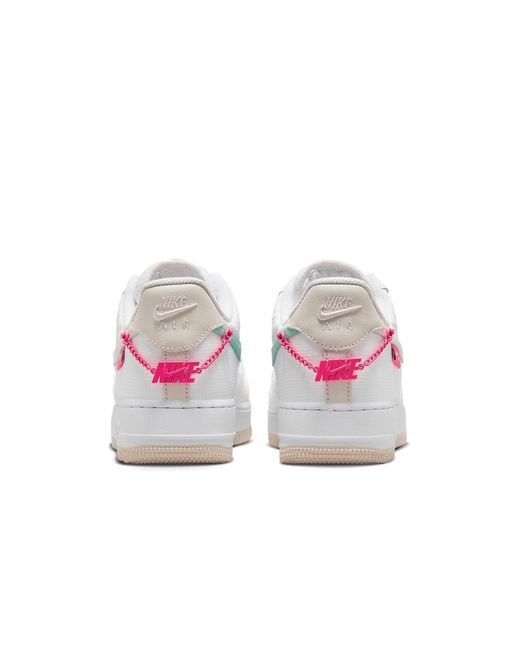 Nike White (Wmns) Air Force 1 '07 Lx Bling'