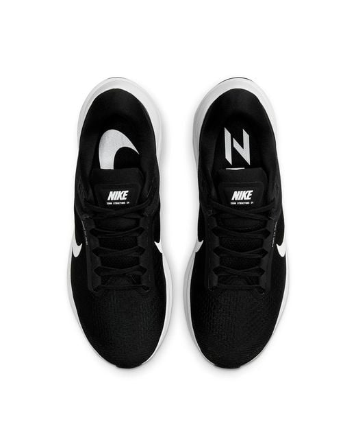 Nike Black Air Zoom Structure 24 for men