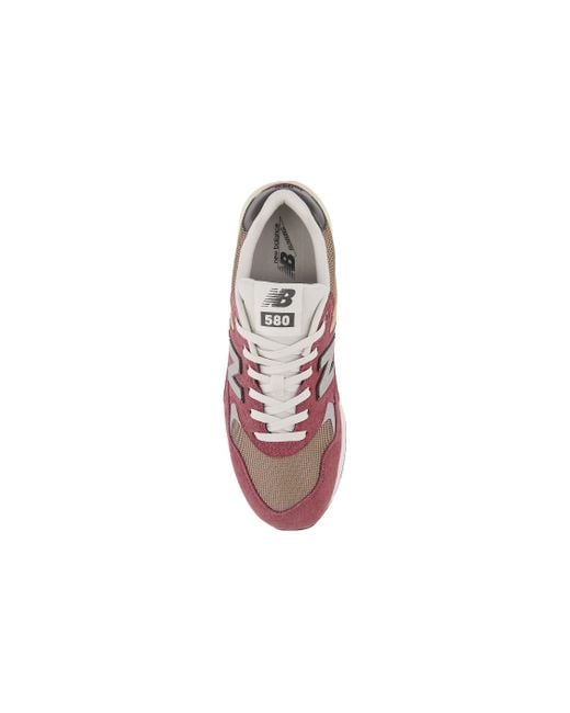 New Balance Pink 580 'Washed Burgundy' for men