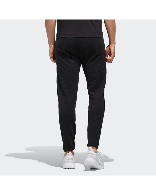 Adidas Black Neo M Sw Tp Lacing Slim Fit Sports Long Pants for men