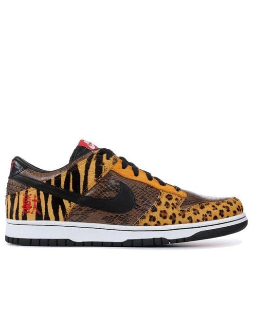 Nike Brown Dunk Low Premium 'Beast Pack' for men