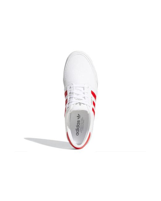 Adidas White Seeley Xt Shoes Scarlet' for men