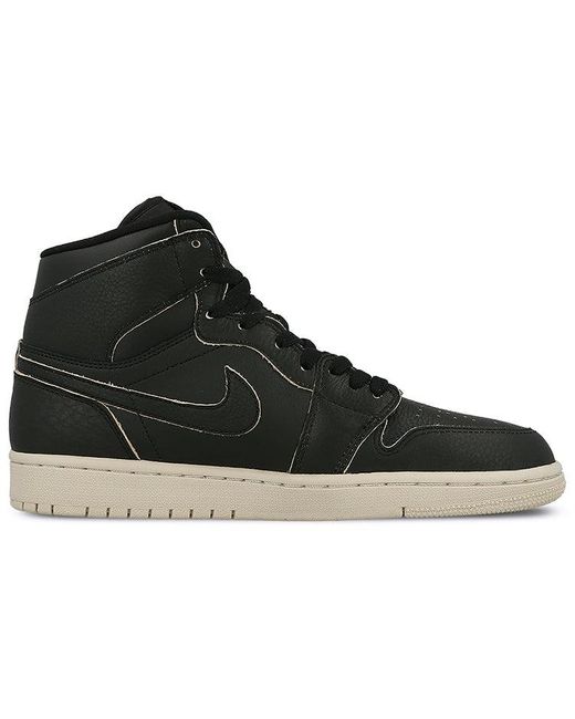 Nike Black 1 Retro High Premium Desert Sand' for men