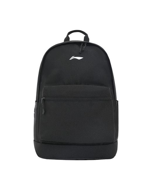 Li-ning Black Logo Backpack Large