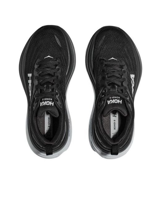 Hoka One One Black Bondi 8 Extra Wide for men