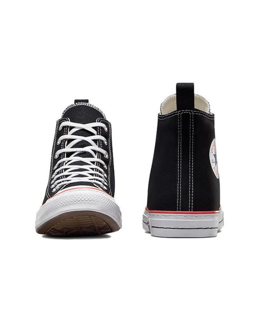 Converse Black Chuck Taylor All Star High Crafted Stitch Shoes for men