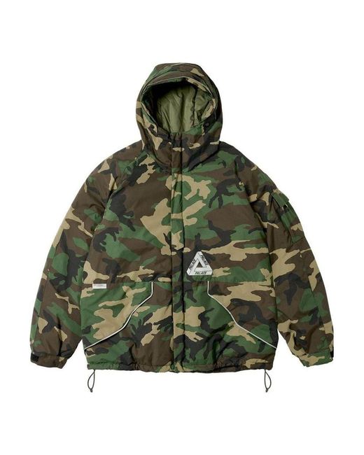 Palace Green Fw23 P-tech Hooded Jacket for men