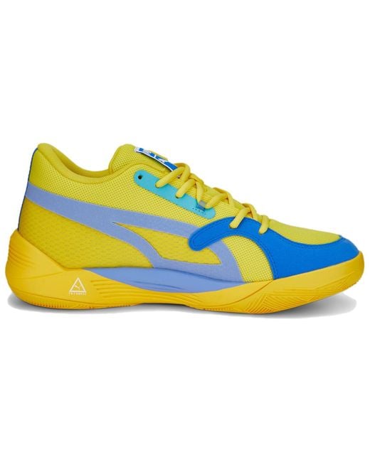 PUMA Yellow Trc Blaze Court 'Vibrant' for men