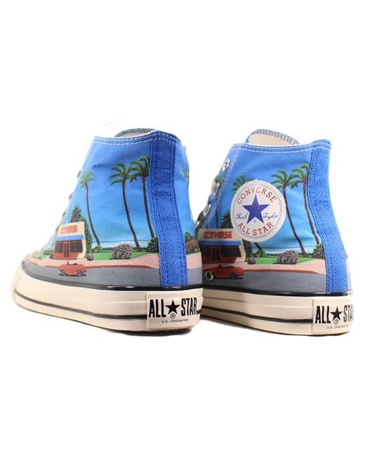 Converse Blue All Star Us Hi X Hiroshi Nagai for men