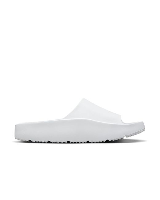 Nike White Hex Slides