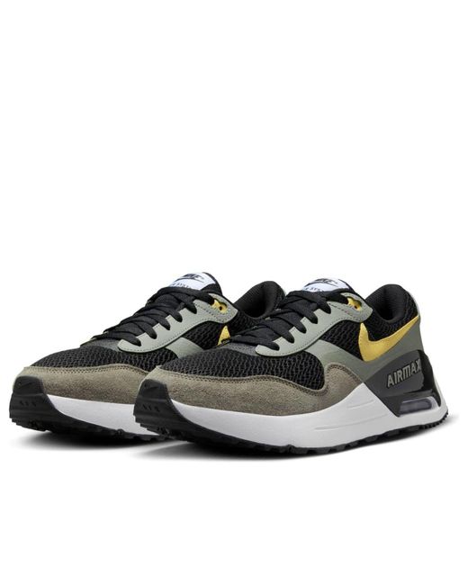 Nike Black Air Max System Shoes for men