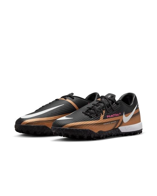 Nike Black Phantom Gt2 Academy Tf 'Metallic Copper' for men