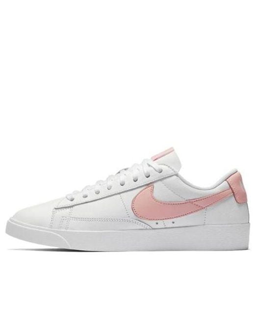 Nike White (Wmns) Blazer Low Leather 'Storm'